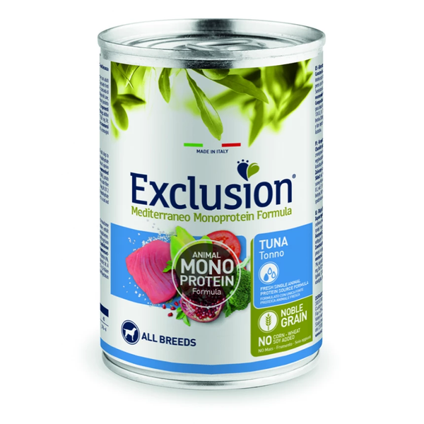 Exclusion Adult Tuna консервы для взрослых собак всех пород с тунцом 400 г ex36 фото